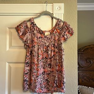 Beautiful Maeve cold shoulder top.